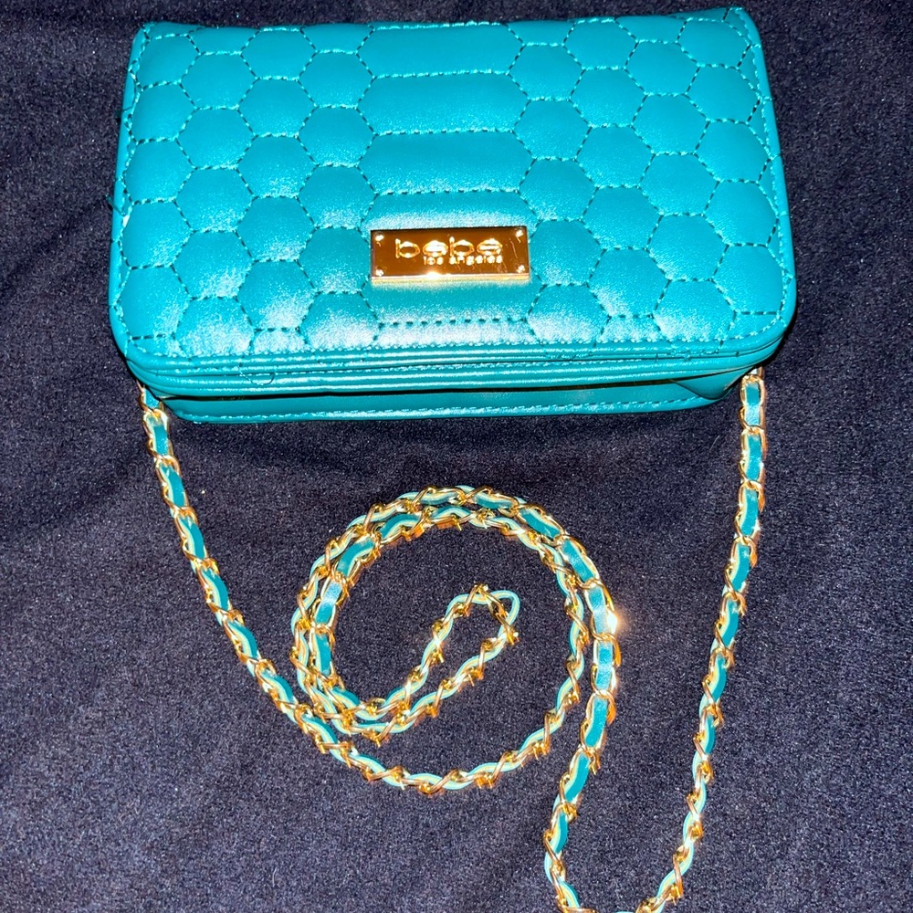 BEBE teal purse